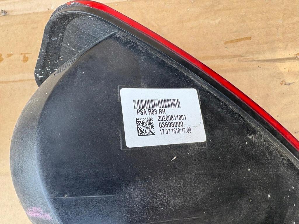 фото №11, Лампа задня задня w бампер peugeot 508 2 gt 2019- 20260831001 20260811001