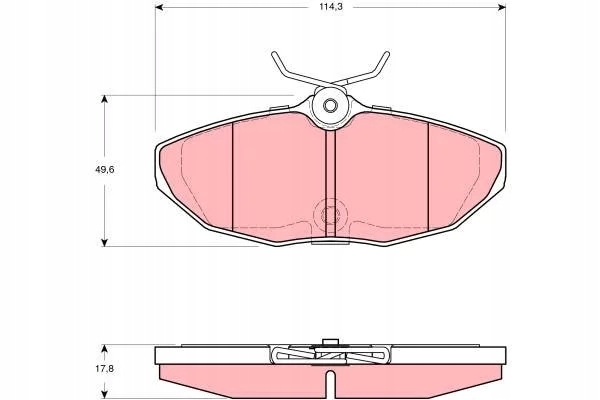 Купити Гальмівні колодки ham. jaguar t. s-type 2,5-4,2 02-