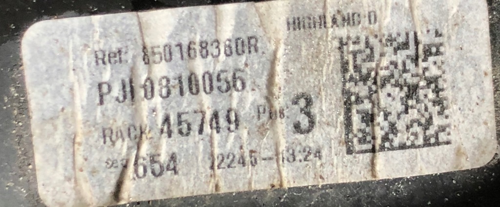 Trafic iii vivaro b 14-19 кутик бампера правий задня захист права задня Зі Шроту