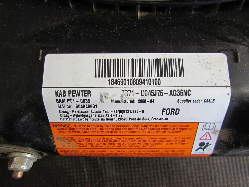 фото №9, Подушка колінна ford mondeo mk4 07-10r 7s71u045j76