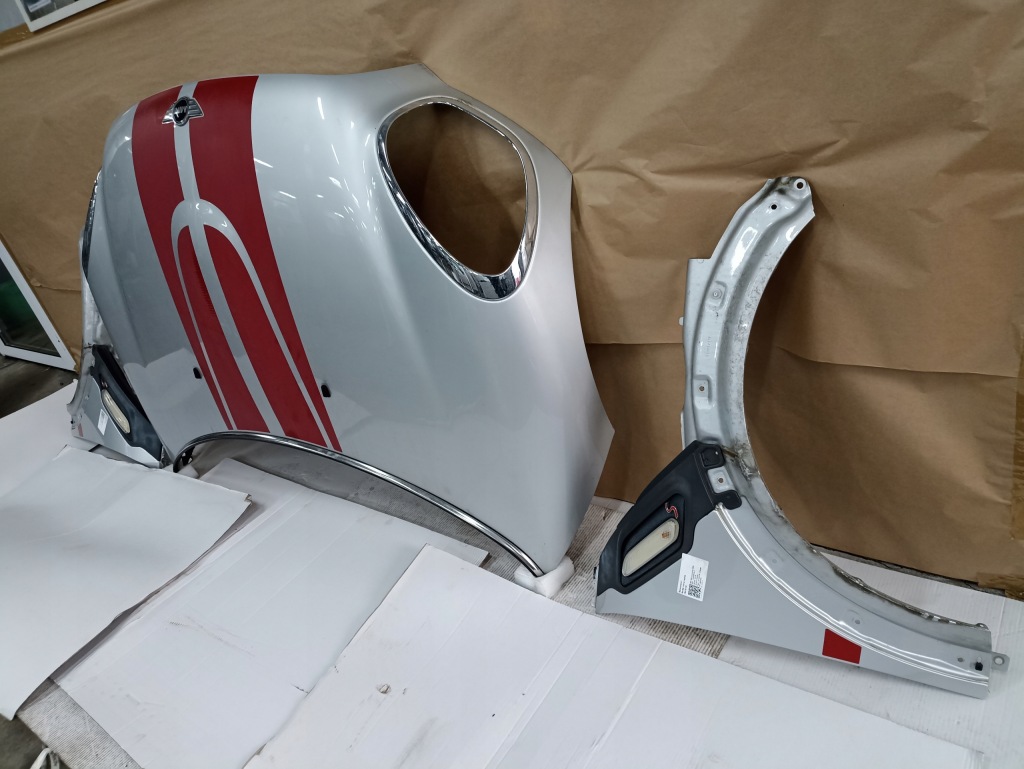 фото №15, Перед mini countryman r60 капот бампер крылья b12 crystal silver w цвет