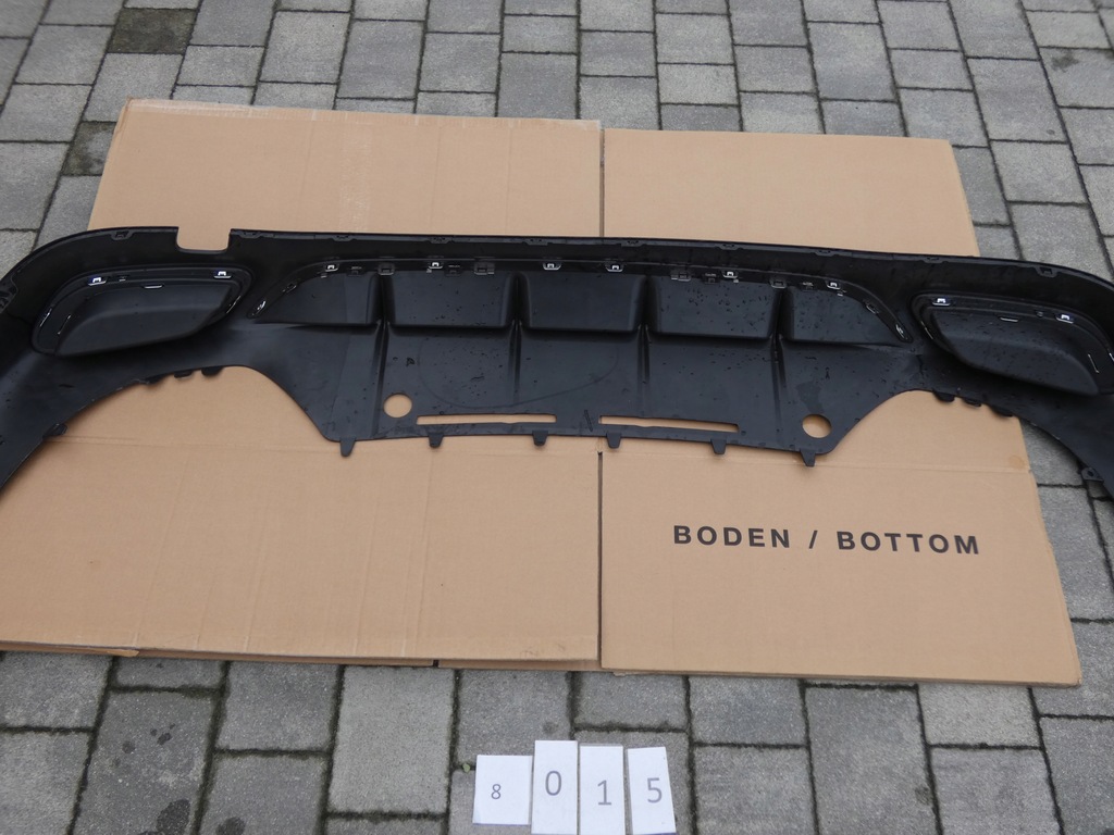 фото №14, Накладка, диффузор, спойлер бампера заднего mercedes e-klasa w-214 amg