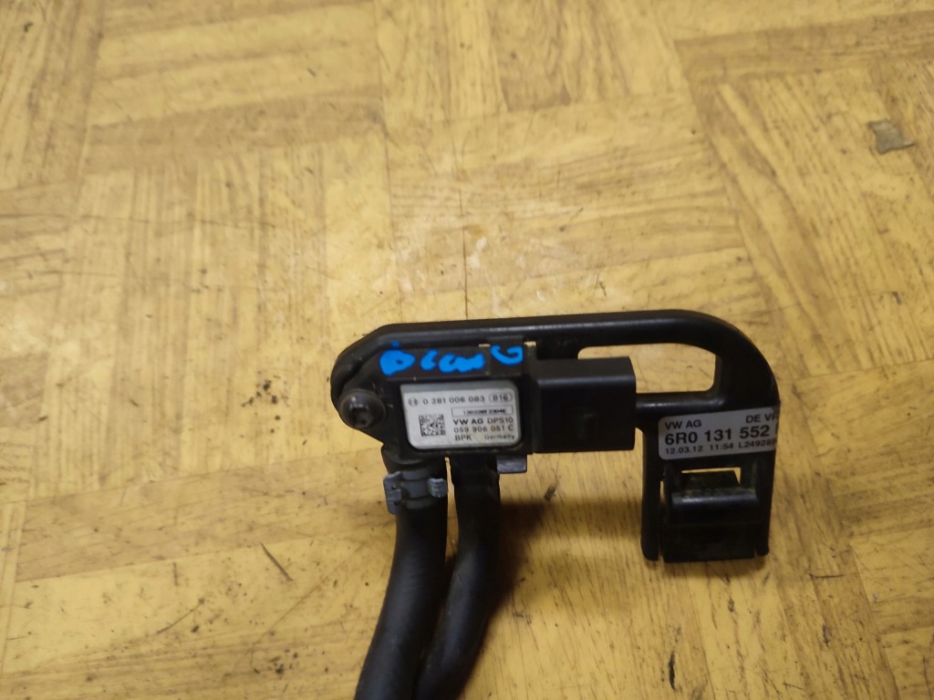 фото №6, Audi vw датчик тиску вихлопних газів dpf 059906051c 0281006083 6r0131552f