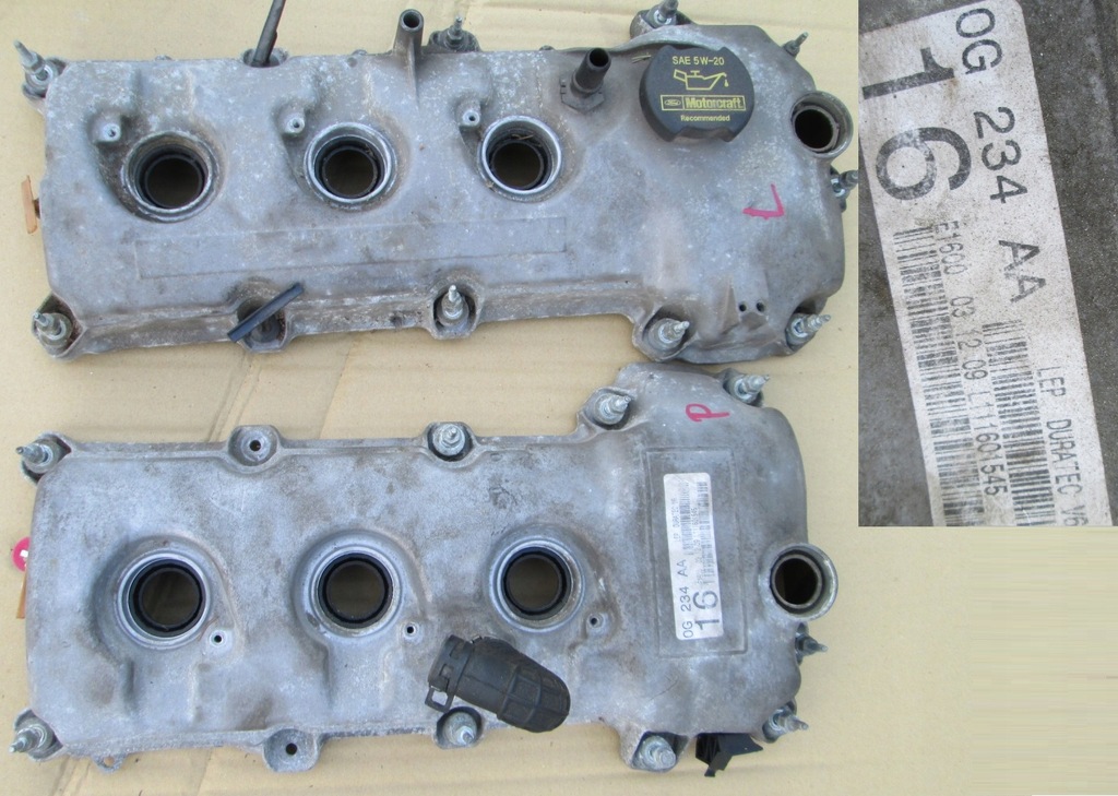 фото №1, Ford flex 08- 3.5 explorer крышка клапанов левая p