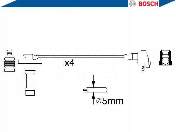 Провода зажигания bosch b928 500105 dkb379 rcte41 Оригинал