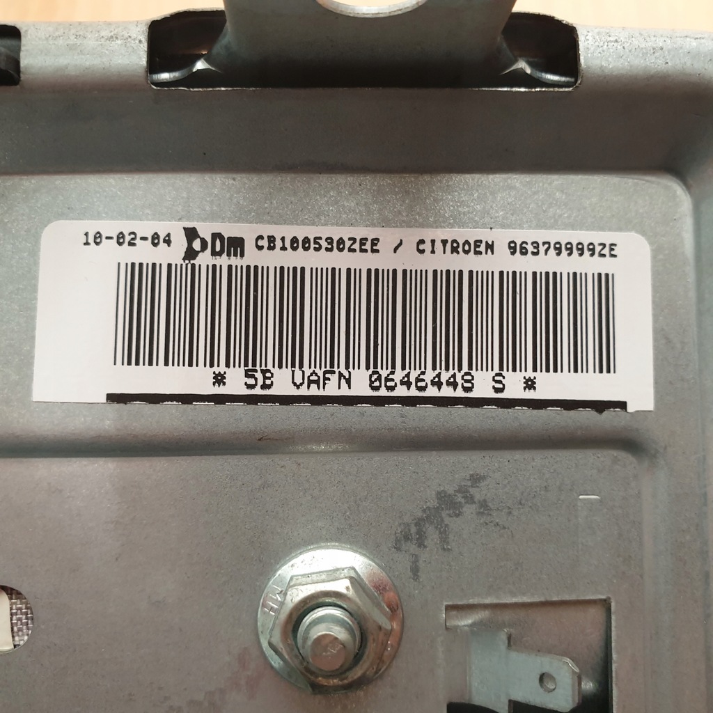 фото №10, Подушка подушка безпеки повітропровід пасажира citroen c2