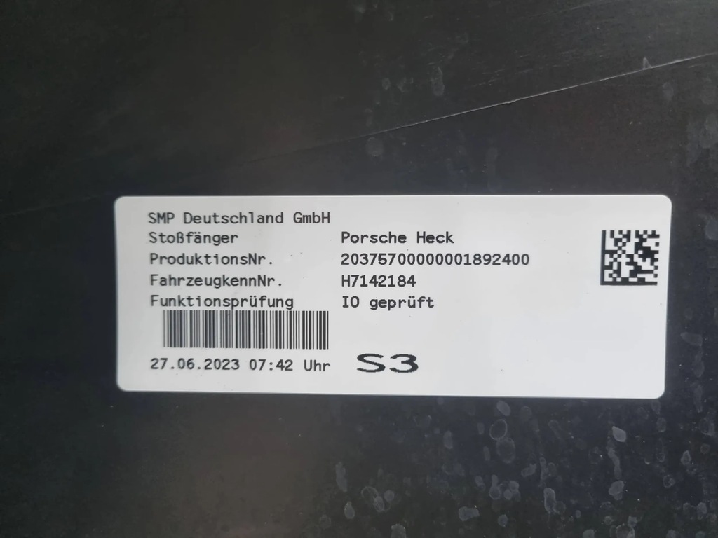 фото №6, Бампер задний porsche taycan 9j1