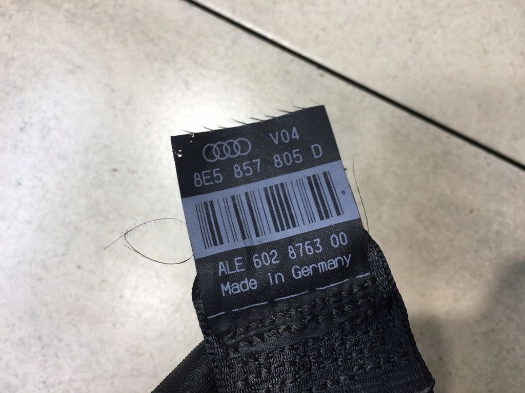 фото №5, Pas безпеки лівий задня a4 b6 8e5857805d