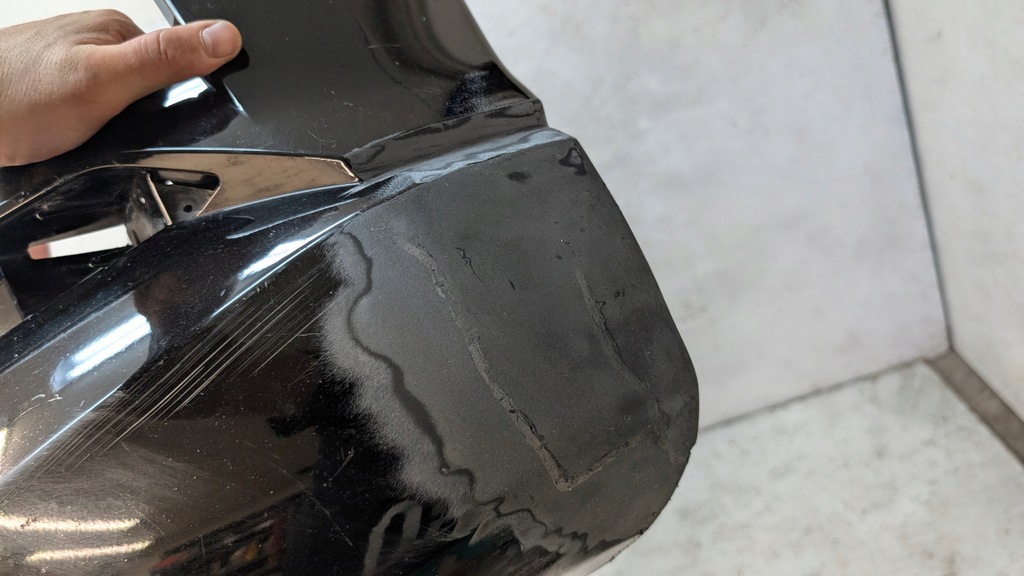 фото №9, Mitsubishi l200 v 5 lift 19- бампер передний перед bez отверстий 6400j790zz