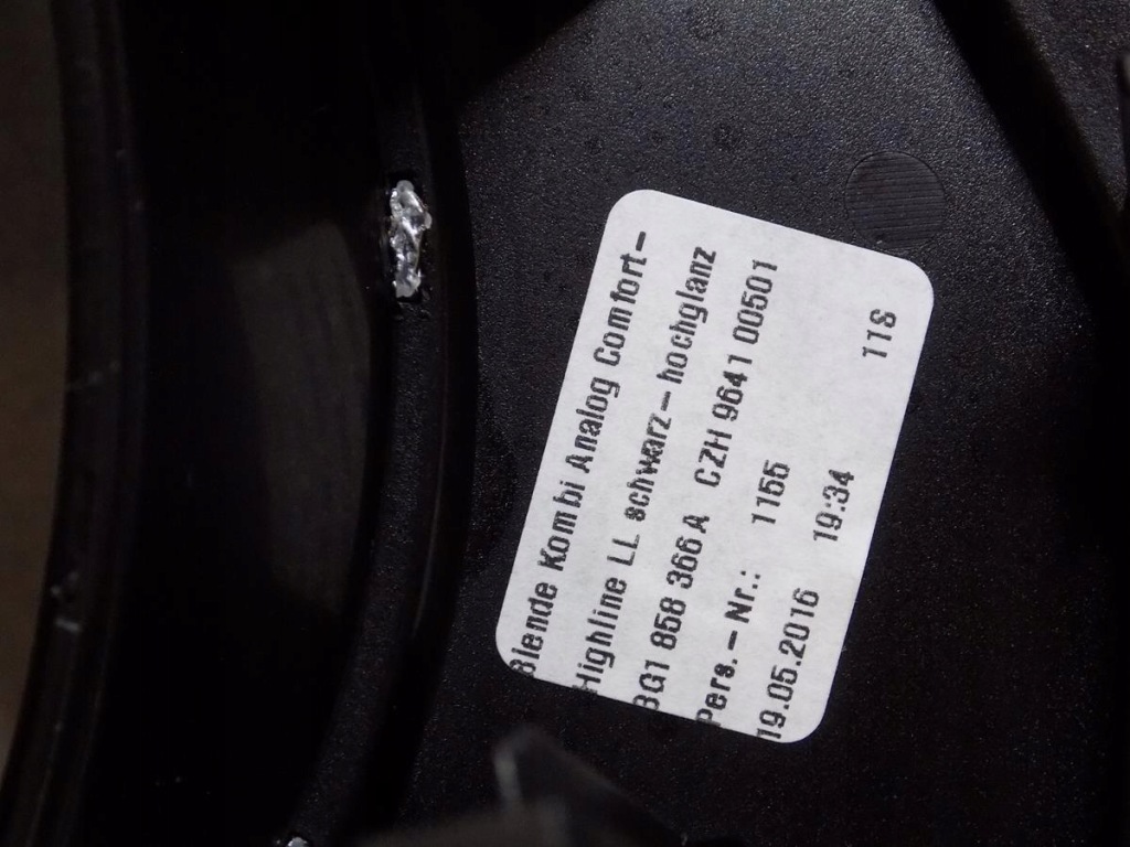 фото №4, Vw passat b8 рамка корпус спідометра 3g1858366a