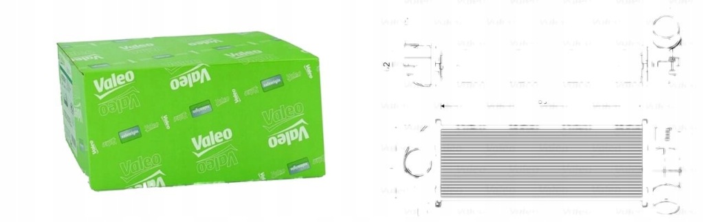 Valeo 818584 радіатор повітря наддувний в Україні