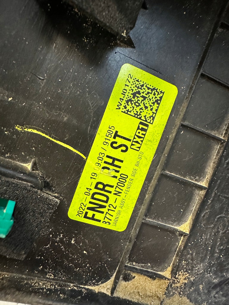 фото №6, Hyundai tucson молдинг крила перед права