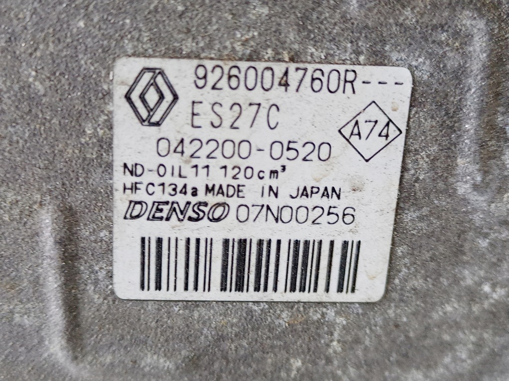 фото №5, Компресор кондиціонера renault fluence ze 926004760r