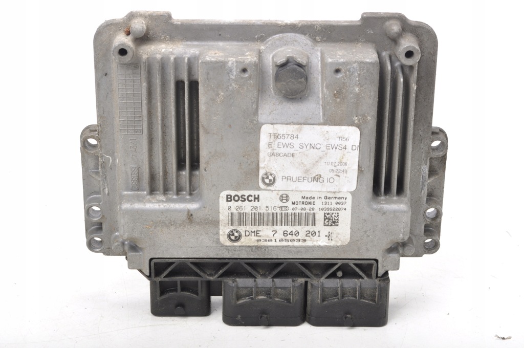 фото №1, Mini r56 1.6 16v бортовой компьютер блок управления двигателя dme 7640201