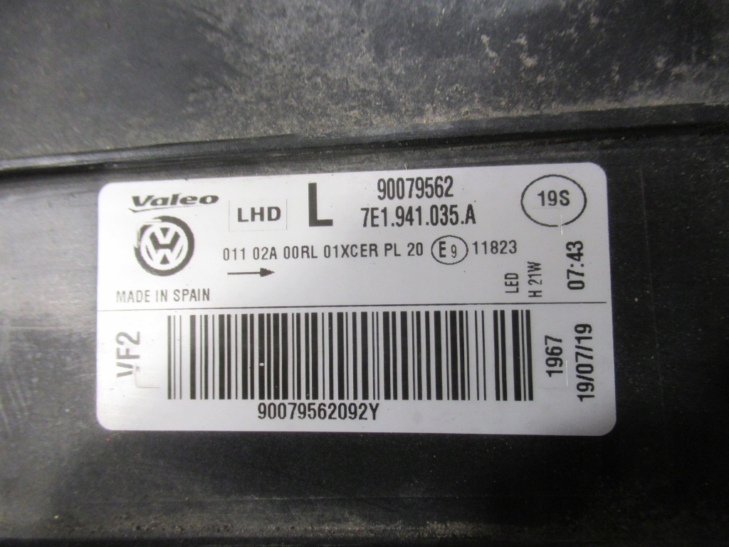 фото №14, Vw t6 7e 15- multivan transporter лампа full led левая 7e1941035a