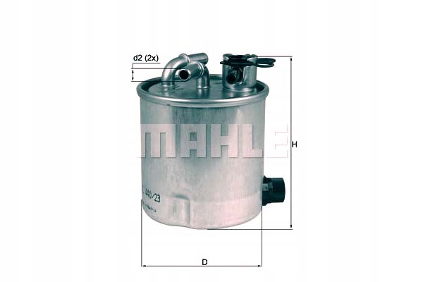 фото №1, Фильтр топлива nissan mahle