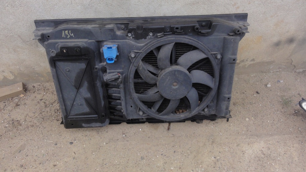 фото №1, Citroen c4 ii b7 1,6 vti комплект радіатор вентилятор