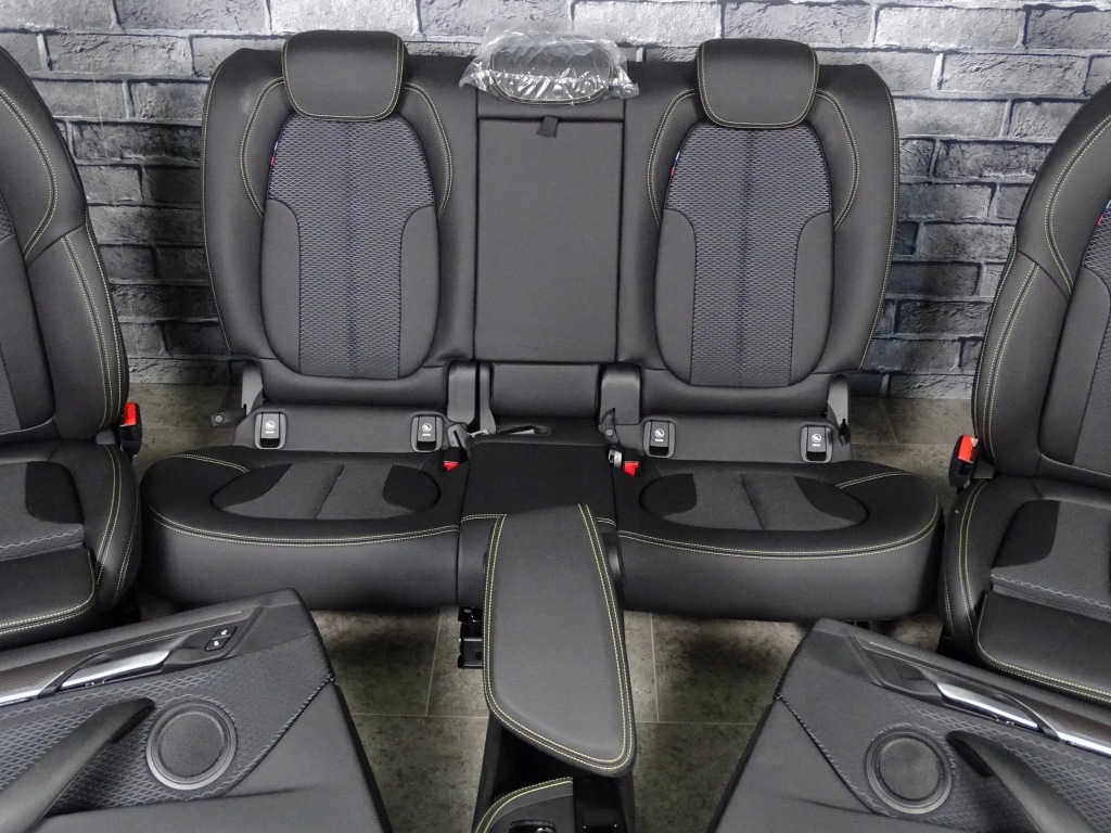 фото №7, Сидіння заднє сидіння обшивки салон середина bmw f39 x2 m-pakiet жовта nić шкіра new