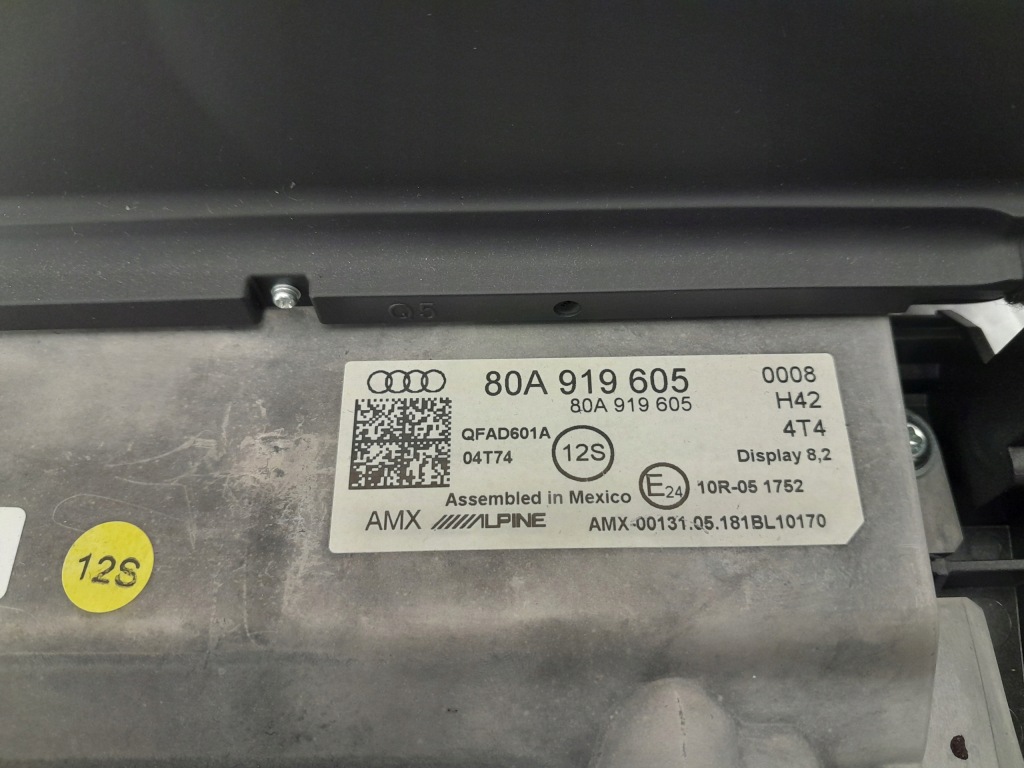 Купить Audi q5 80a дисплей экран mmi 80a919605