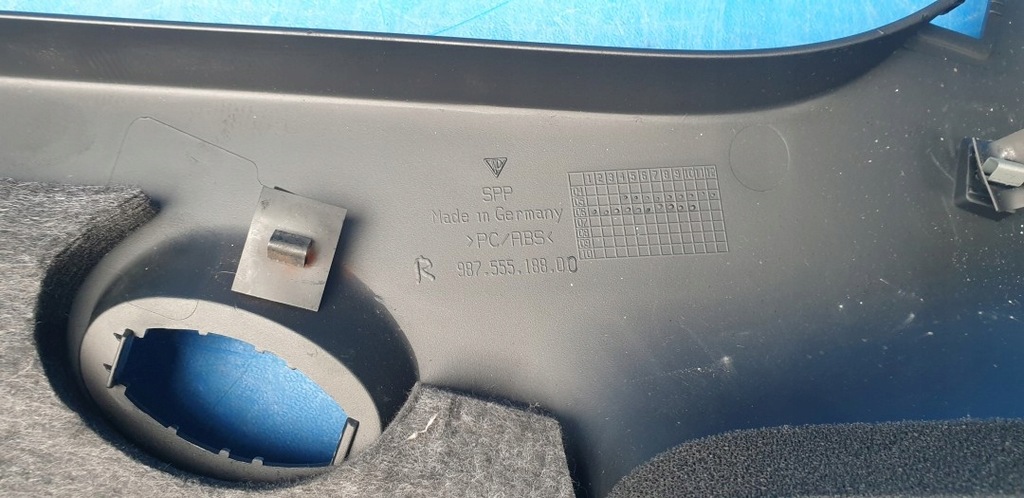 фото №7, 1x накладка заглушка стійка c porsche cayman 987