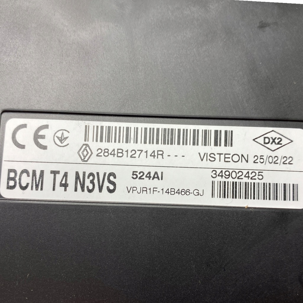 фото №12, Новый оригинальный номер модуль блок управления bcm dacia 284b12714r