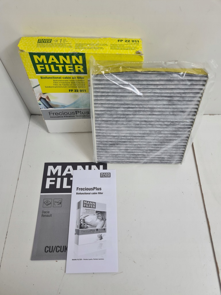 фото №2, Mann фильтр фильтр кабины renault clio 12- /dacia sandero 13- frecious plus