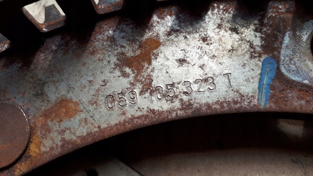 фото №11, Колесо маховик audi q7 4l 3.0 tdi bug 059105323t