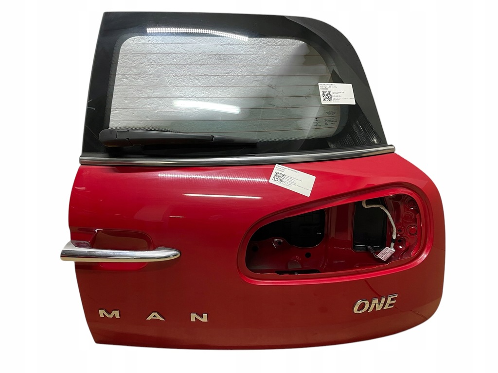 фото №1, Дверь задняя правое крышка багажника стекло ручка обивка kpl mini f54 clubman 851 ideał