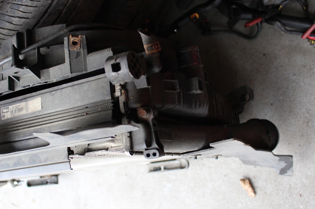 фото №4, Saab 9-3 lift 1.9 ttid комплект радиатор вентилятор