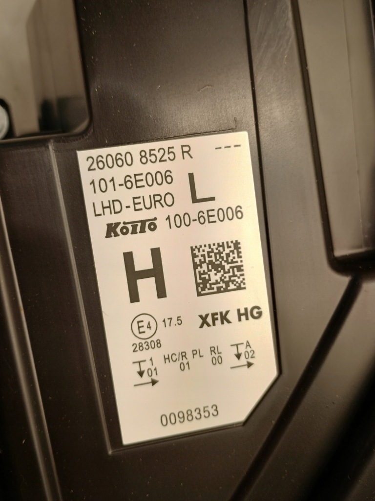 Фара левая перед фара renault kangoo 3 2020- 260608525r новая orygin Киев