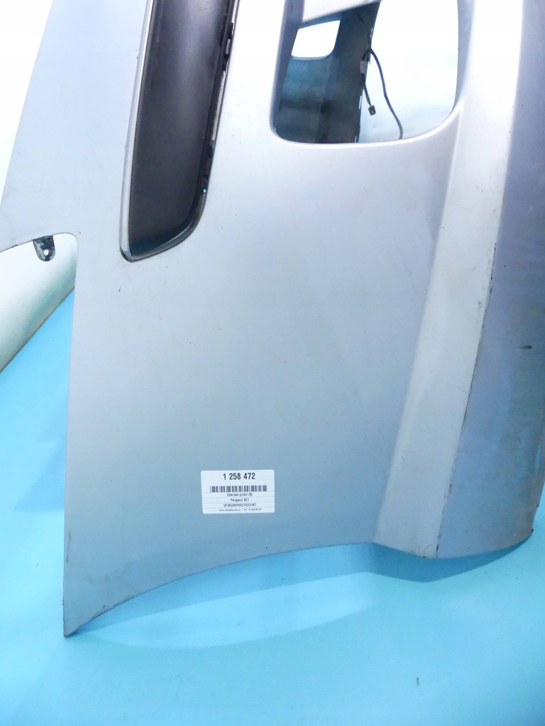 фото №15, Бампер перед peugeot 407 04-08 błękitny eylc