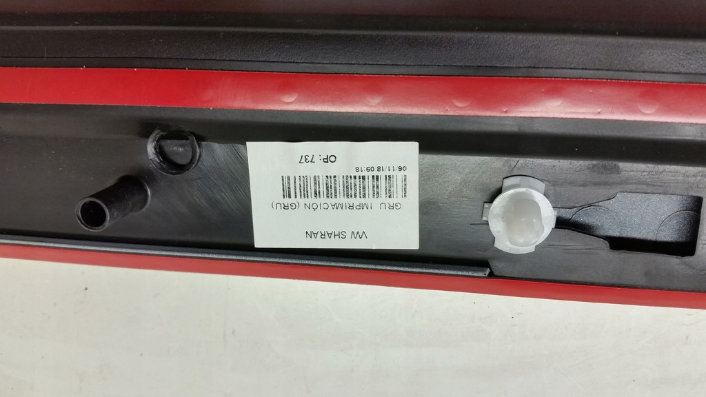 фото №13, Молдинг дверь левый перед задняя vw sharan ii 7n0854939 7n0854949 белый jak nowa