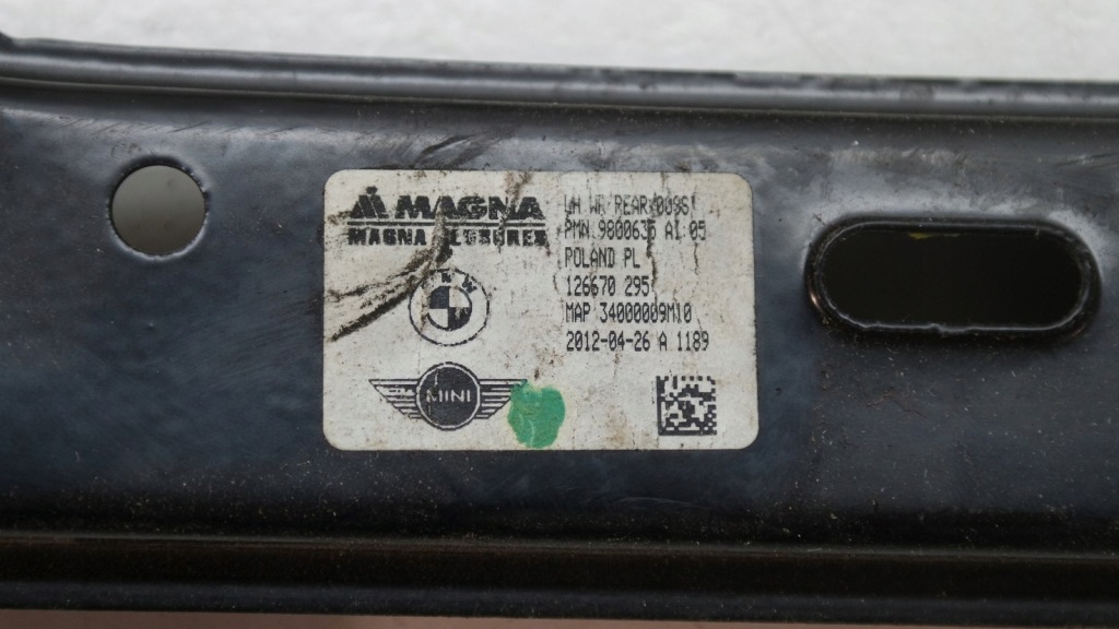 фото №4, Механізм підйомник скло задня mini countryman 12r