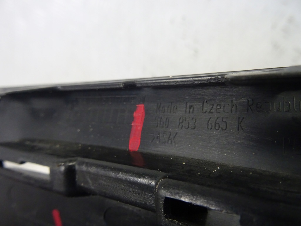 Решітка бампера передня перед ліва vw golf vii 7 alltrack 5g0853665k Ціна