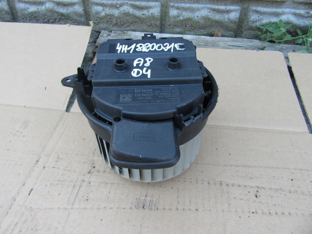 фото №1, Audi a8 d4 вентилятор воздуходувка обдув 4h1820021c