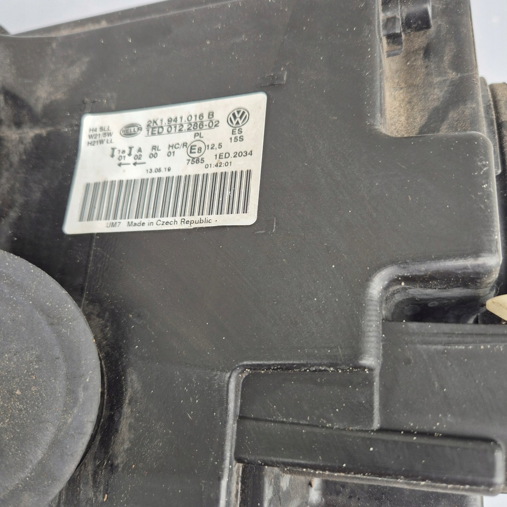 фото №7, Vw caddy 2k1 лампа передняя 2k1941016b