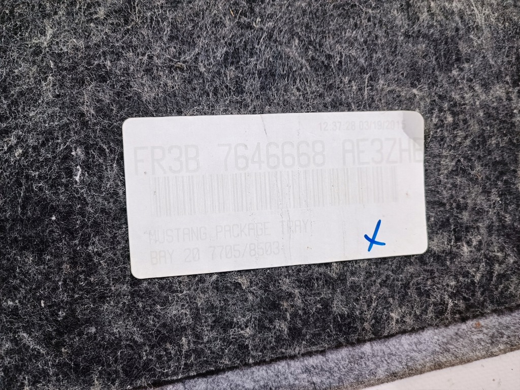 фото №6, Полка задняя обивка ford mustang vi cabrio 2015-