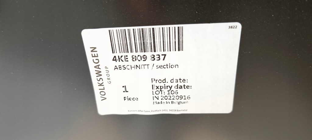 фото №11, Крила лівий задня audi e-tron 4ke809837