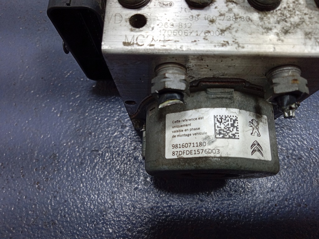 фото №6, Peugeot 308 ii t9 1.6 bluehdi насос abs 9816071180