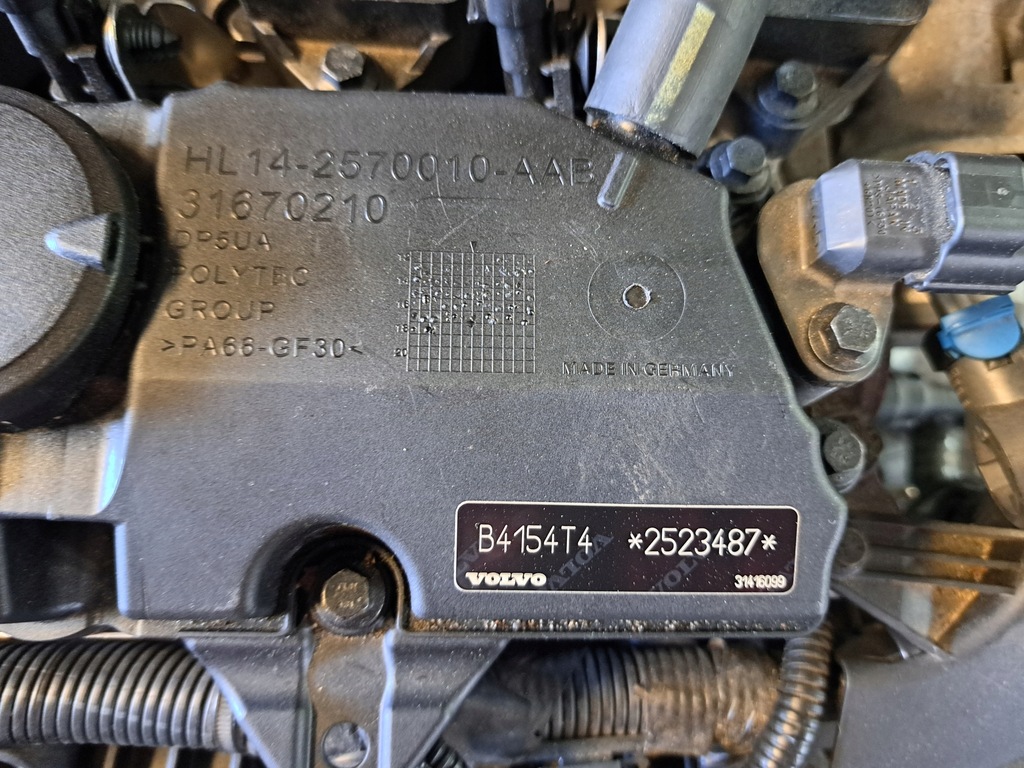 фото №8, Двигатель volvo xc60 xc70 v70 iii s60 ii s80 v60 xc40 1.5 turbo t3 b4154t4
