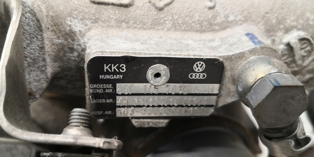 фото №6, Audi tt tt2 8j турбонагнітач turbo 06f145701g + колектор