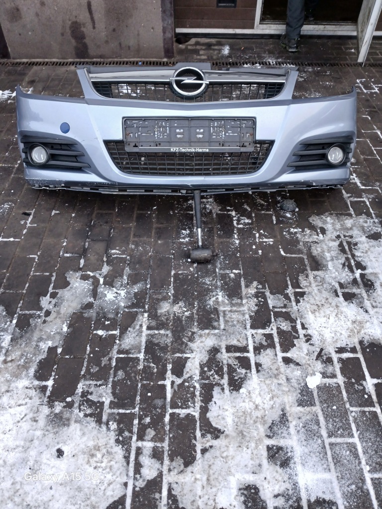 Бампер передний kompletny opel vectra c lift цвет z163 Оригинал