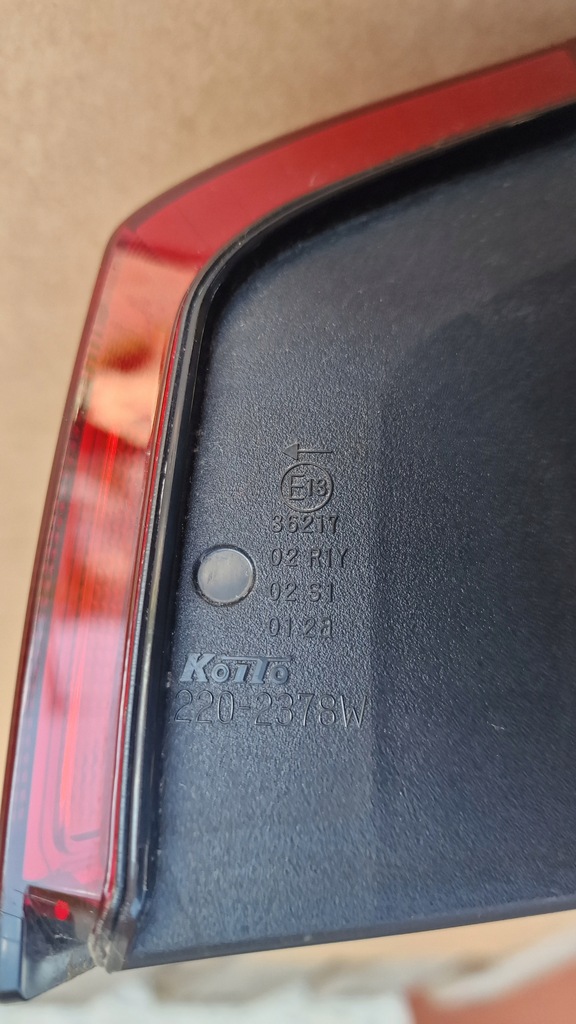 фото №7, Лампа левая задняя задняя w крыло nissan x-trail t33 europa штука