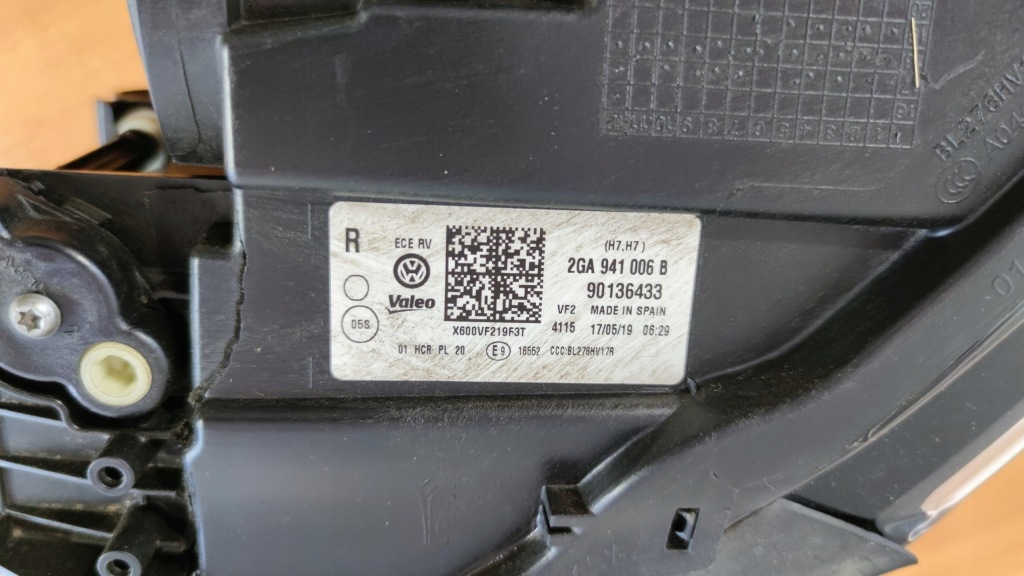 фото №7, Vw t-roc права лампа перед фара оригінал 2ga