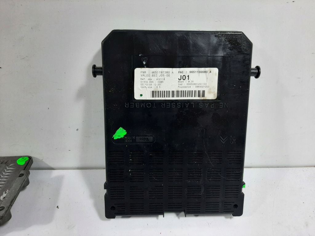 фото №13, Citroen c5 i 3.0 v6 02r блок керування двигуна набір 9652033680 0261206419