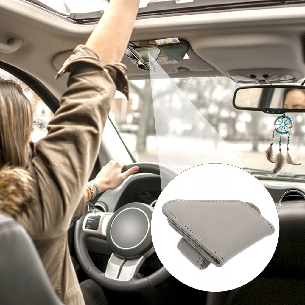 фото №12, Накладки на фари сонцезахисні przypinają do тримач wizjera автомобіля