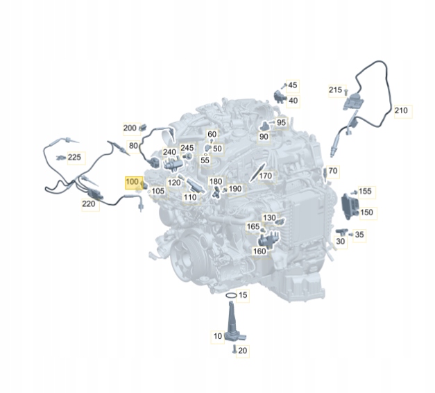 фото №6, Датчик давления топлива двигателя дизель mercedes