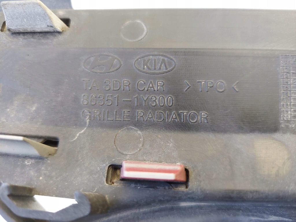 фото №6, Kia picanto решітка радіатора решітка радіатора 86351-1y300 оригінал