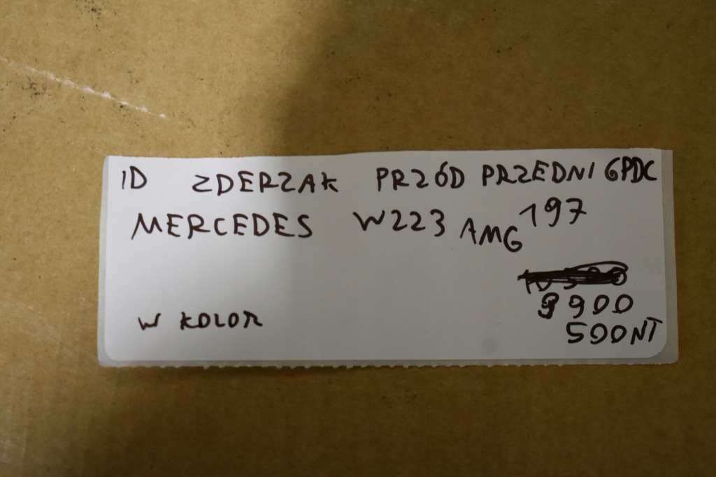 фото №8, Idealny бампер перед передний 6 pdc камера mercedes w223 amg цвет 197 1