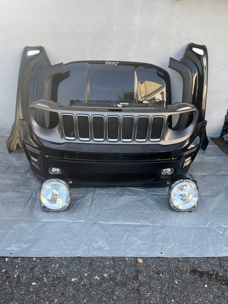 фото №5, Jeep renegade lift бампер капот перед kompletny 2019- чорний 1.3 бензин